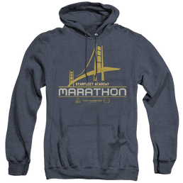 Star Trek The Original Series Marathon Logo - Heather Pullover Hoodie Heather Pullover Hoodie Star Trek   