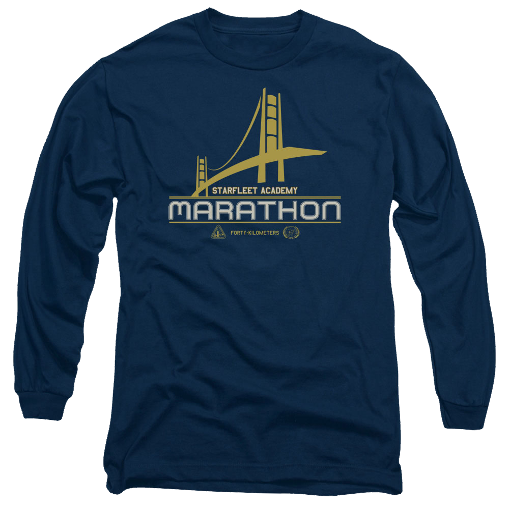 Star Trek Marathon Logo Men's Long Sleeve T-Shirt Men's Long Sleeve T-Shirt Star Trek   
