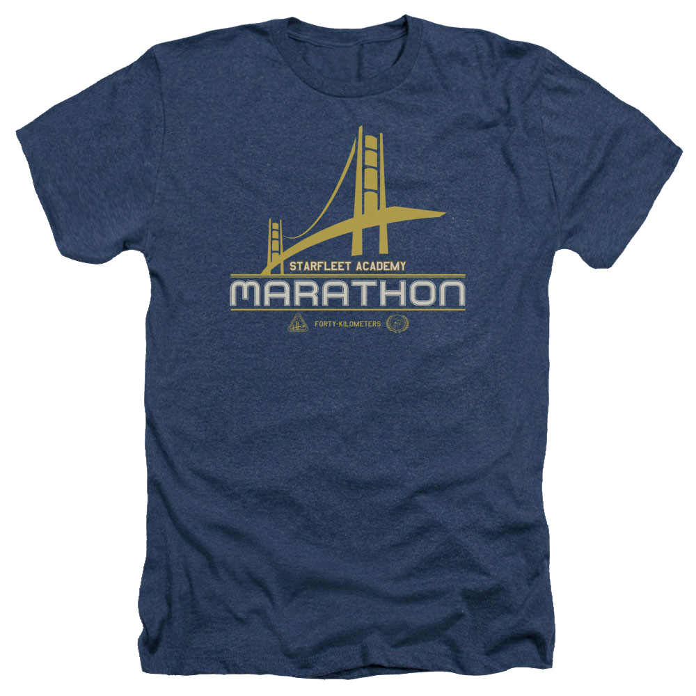 Star Trek Marathon Logo Men's Heather T-Shirt Men's Heather T-Shirt Star Trek   