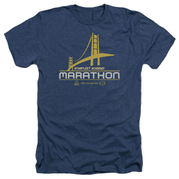 Star Trek Marathon Logo Men's Heather T-Shirt Men's Heather T-Shirt Star Trek   