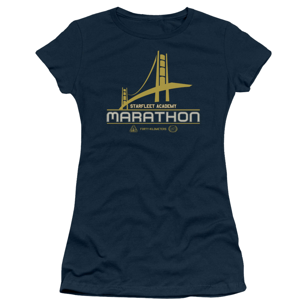 Star Trek Marathon Logo Juniors T-Shirt Juniors T-Shirt Star Trek   
