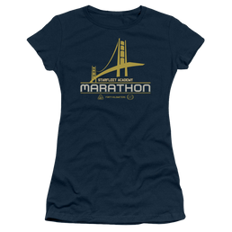 Star Trek Marathon Logo Juniors T-Shirt Juniors T-Shirt Star Trek   