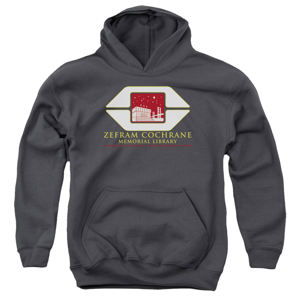 Star Trek The Original Series Cochrane Library - Youth Hoodie Youth Hoodie (Ages 8-12) Star Trek   