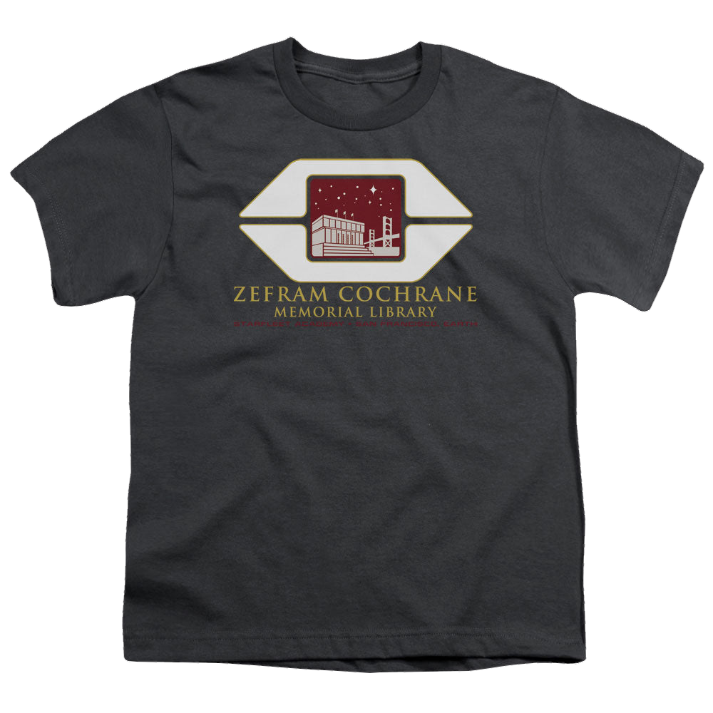 Star Trek The Original Series Cochrane Library - Youth T-Shirt Youth T-Shirt (Ages 8-12) Star Trek   
