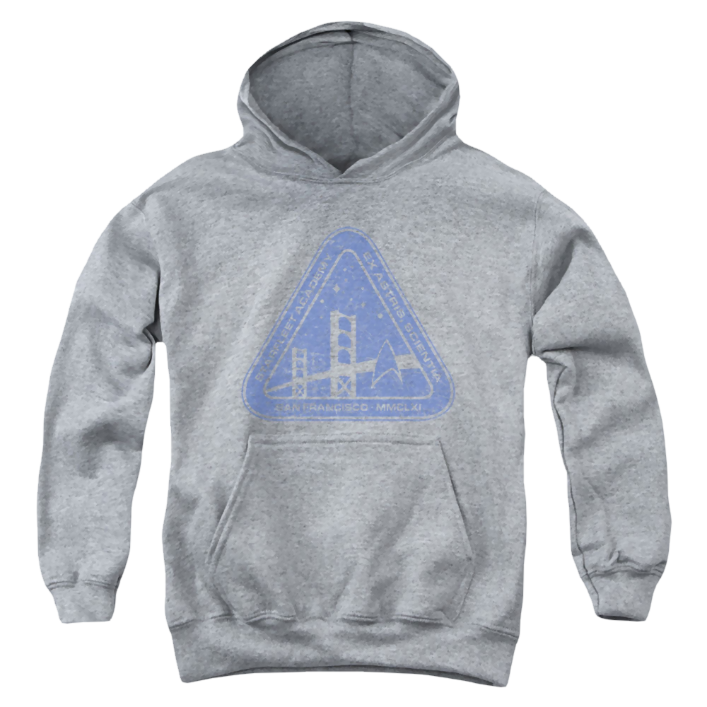 Star Trek The Original Series Distressed Logo - Youth Hoodie Youth Hoodie (Ages 8-12) Star Trek   