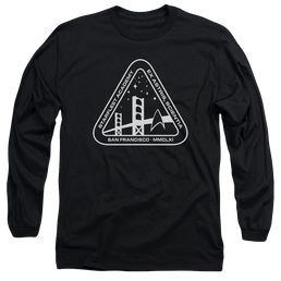 Star Trek White Academy Logo Men's Long Sleeve T-Shirt Men's Long Sleeve T-Shirt Star Trek   