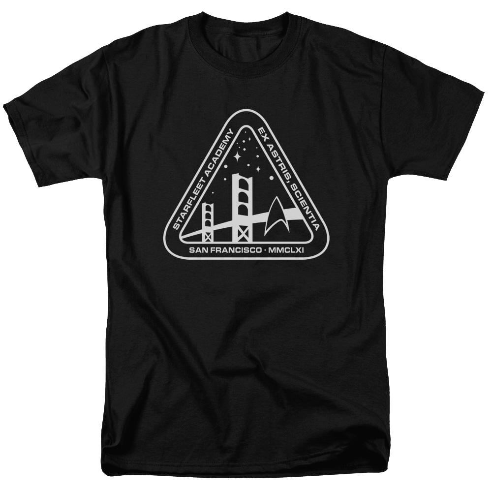Star Trek White Academy Logo Men's Regular Fit T-Shirt Men's Regular Fit T-Shirt Star Trek   