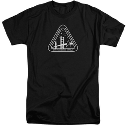 Star Trek White Academy Logo Men's Tall Fit T-Shirt Men's Tall Fit T-Shirt Star Trek   