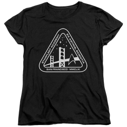 Star Trek White Academy Logo Women's T-Shirt Women's T-Shirt Star Trek   