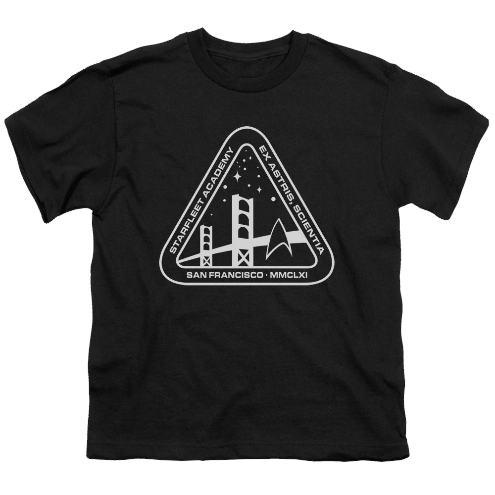 Star Trek The Original Series White Academy Logo - Youth T-Shirt Youth T-Shirt (Ages 8-12) Star Trek   