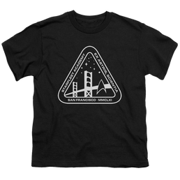 Star Trek The Original Series White Academy Logo - Youth T-Shirt Youth T-Shirt (Ages 8-12) Star Trek   