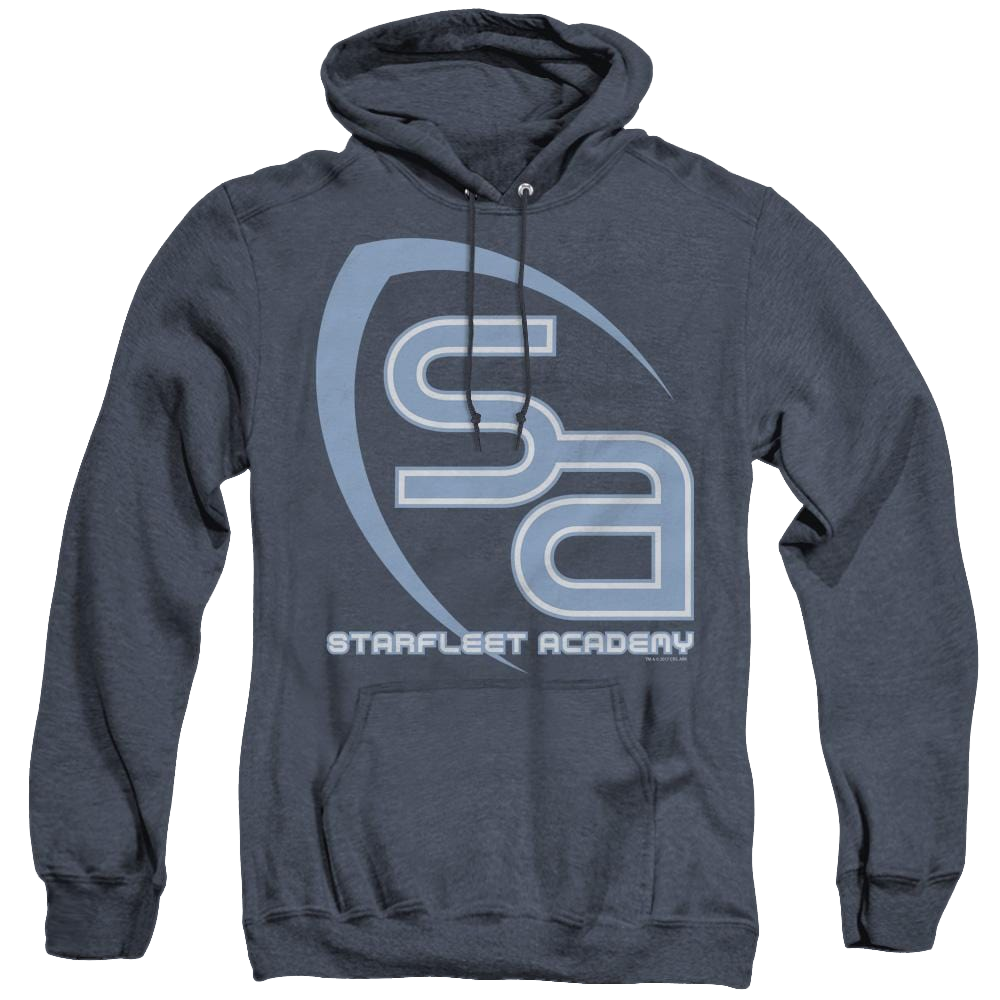 Star Trek The Original Series Sa Logo - Heather Pullover Hoodie Heather Pullover Hoodie Star Trek   
