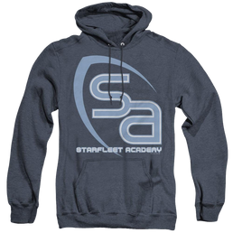 Star Trek The Original Series Sa Logo - Heather Pullover Hoodie Heather Pullover Hoodie Star Trek   