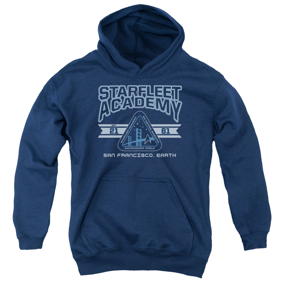 Star Trek The Original Series Starfleet Academy Earth - Youth Hoodie Youth Hoodie (Ages 8-12) Star Trek   