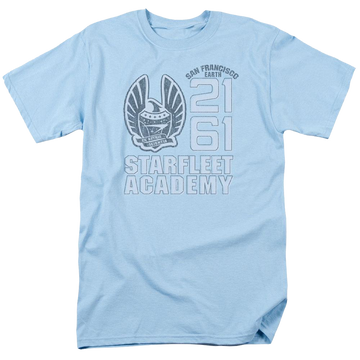 Carolina blue men's regular fit t-shirt with Star Trek The Original Series 2161 graphic