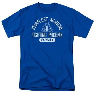Royal men's regular fit t-shirt with Star Trek Varsity graphic