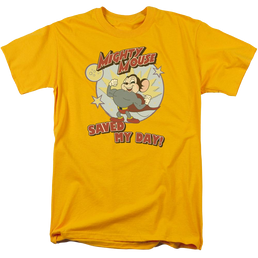 Mighty Mouse Vintage Day Men's Regular Fit T-Shirt Men's Regular Fit T-Shirt Mighty Mouse   