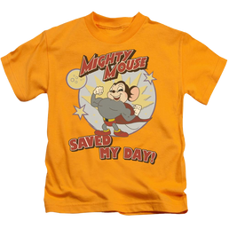 Mighty Mouse Vintage Day Kid's T-Shirt (Ages 4-7) Kid's T-Shirt (Ages 4-7) Mighty Mouse   