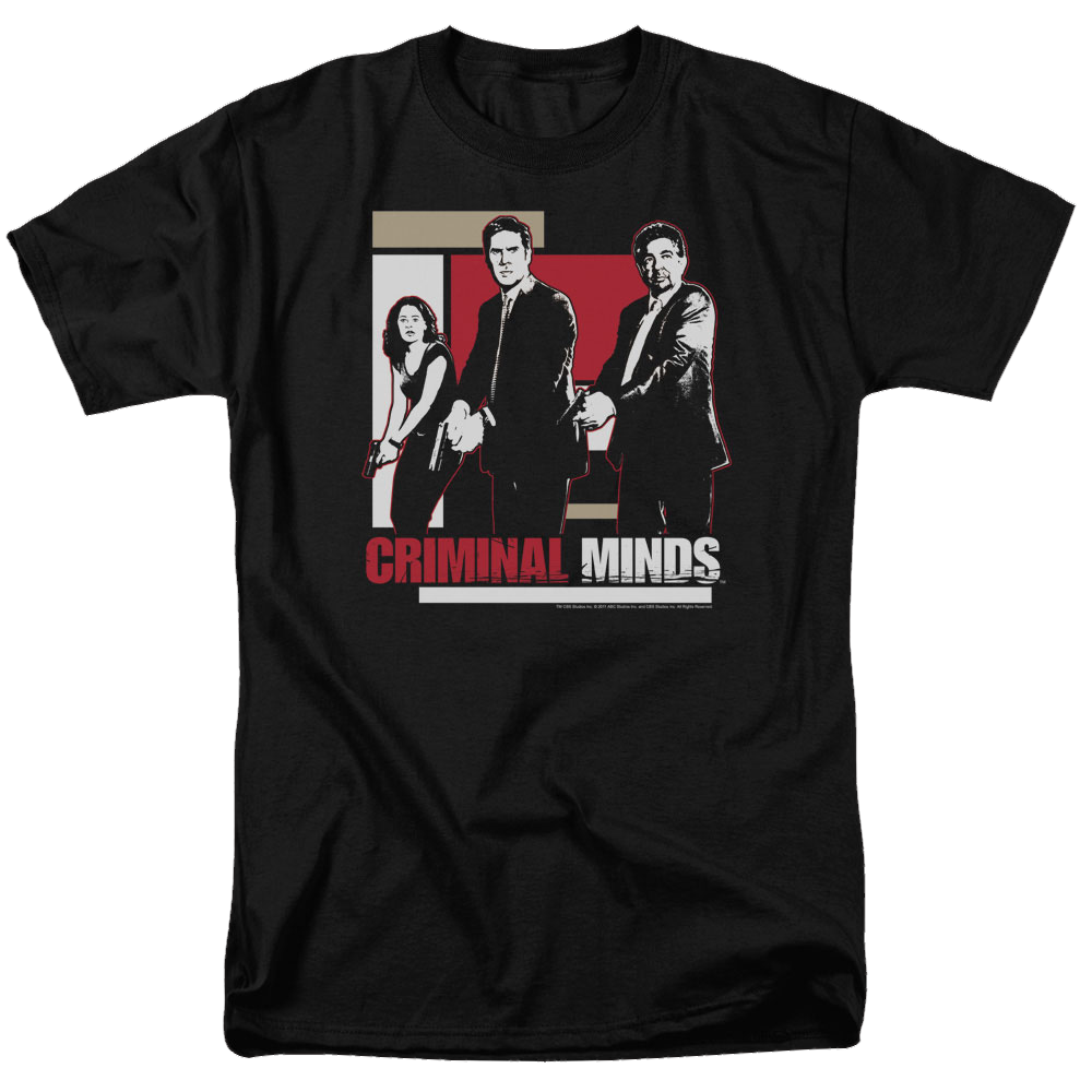 Criminal Minds Guns Drawn - Men's Regular Fit T-Shirt Men's Regular Fit T-Shirt Criminal Minds   