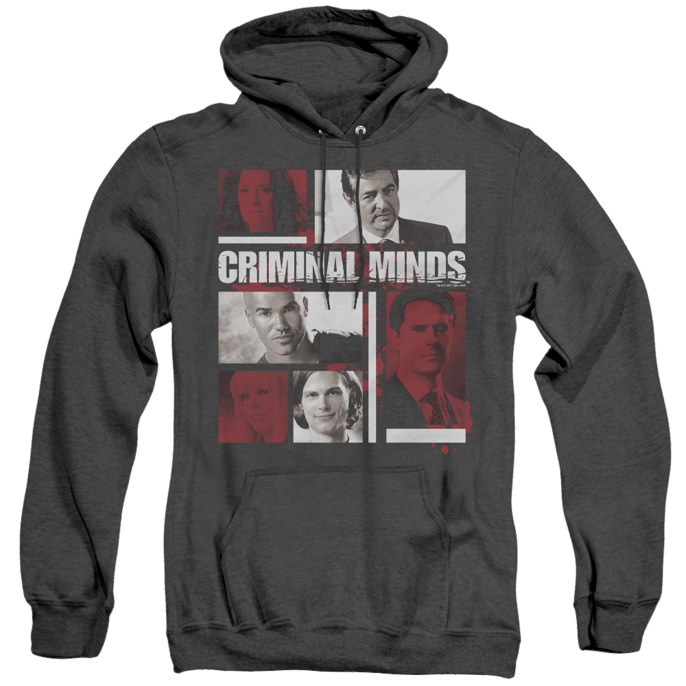 Criminal Minds Character Boxes - Heather Pullover Hoodie Heather Pullover Hoodie Criminal Minds   