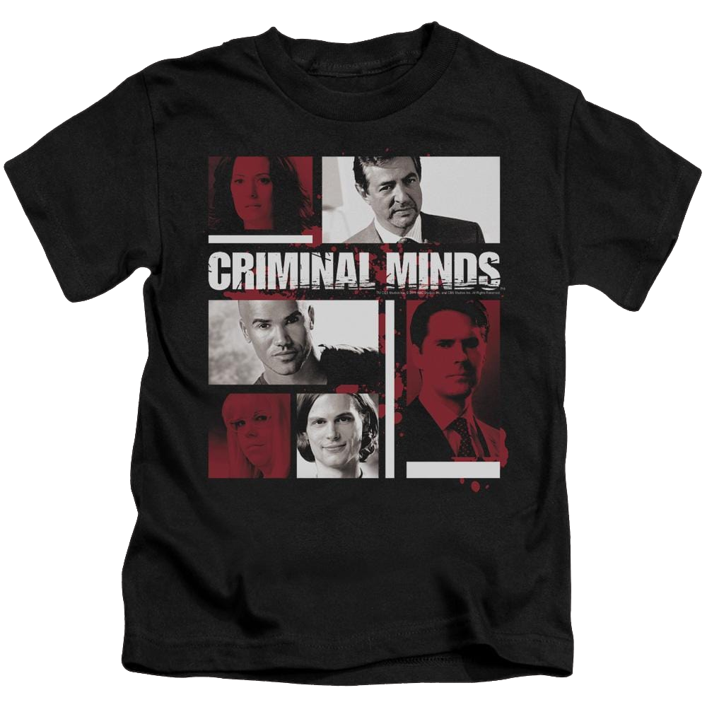 Criminal Minds Character Boxes - Kid's T-Shirt (Ages 4-7) Kid's T-Shirt (Ages 4-7) Criminal Minds   