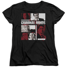 Criminal Minds Character Boxes - Women's T-Shirt Women's T-Shirt Criminal Minds   