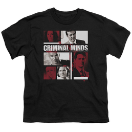 Criminal Minds Character Boxes - Youth T-Shirt (Ages 8-12) Youth T-Shirt (Ages 8-12) Criminal Minds   