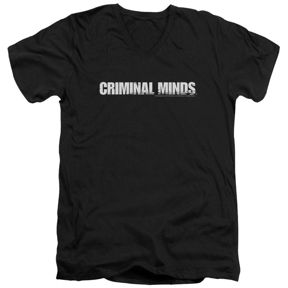 Criminal Minds Logo - Men's V-Neck T-Shirt Men's V-Neck T-Shirt Criminal Minds   