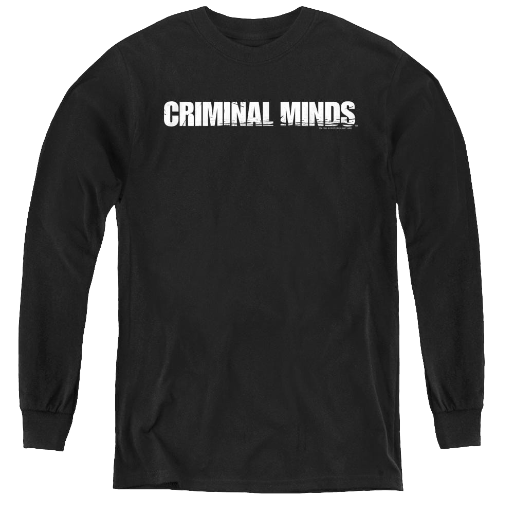 Criminal Minds Logo - Youth Long Sleeve T-Shirt Youth Long Sleeve T-Shirt Criminal Minds   