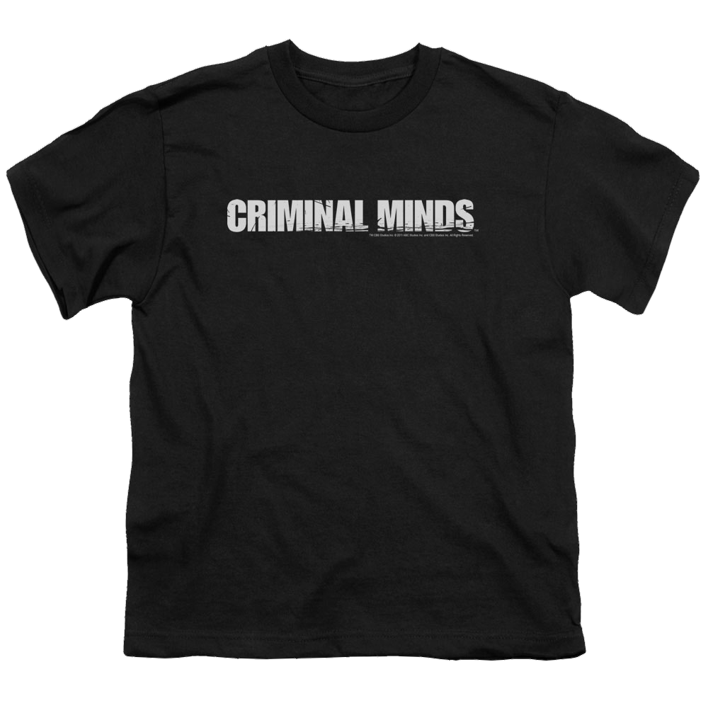 Criminal Minds Logo - Youth T-Shirt (Ages 8-12) Youth T-Shirt (Ages 8-12) Criminal Minds   