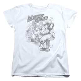 Mighty Mouse Protect And Serve Women's T-Shirt Women's T-Shirt Mighty Mouse   