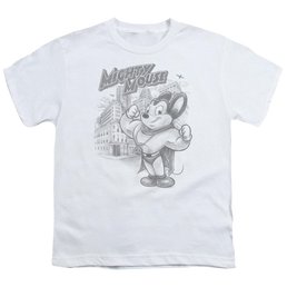 Mighty Mouse Protect And Serve Youth T-Shirt (Ages 8-12) Youth T-Shirt (Ages 8-12) Mighty Mouse   