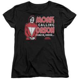 Mork & Mindy Mork Calling Orson Women's T-Shirt Women's T-Shirt Mork & Mindy   