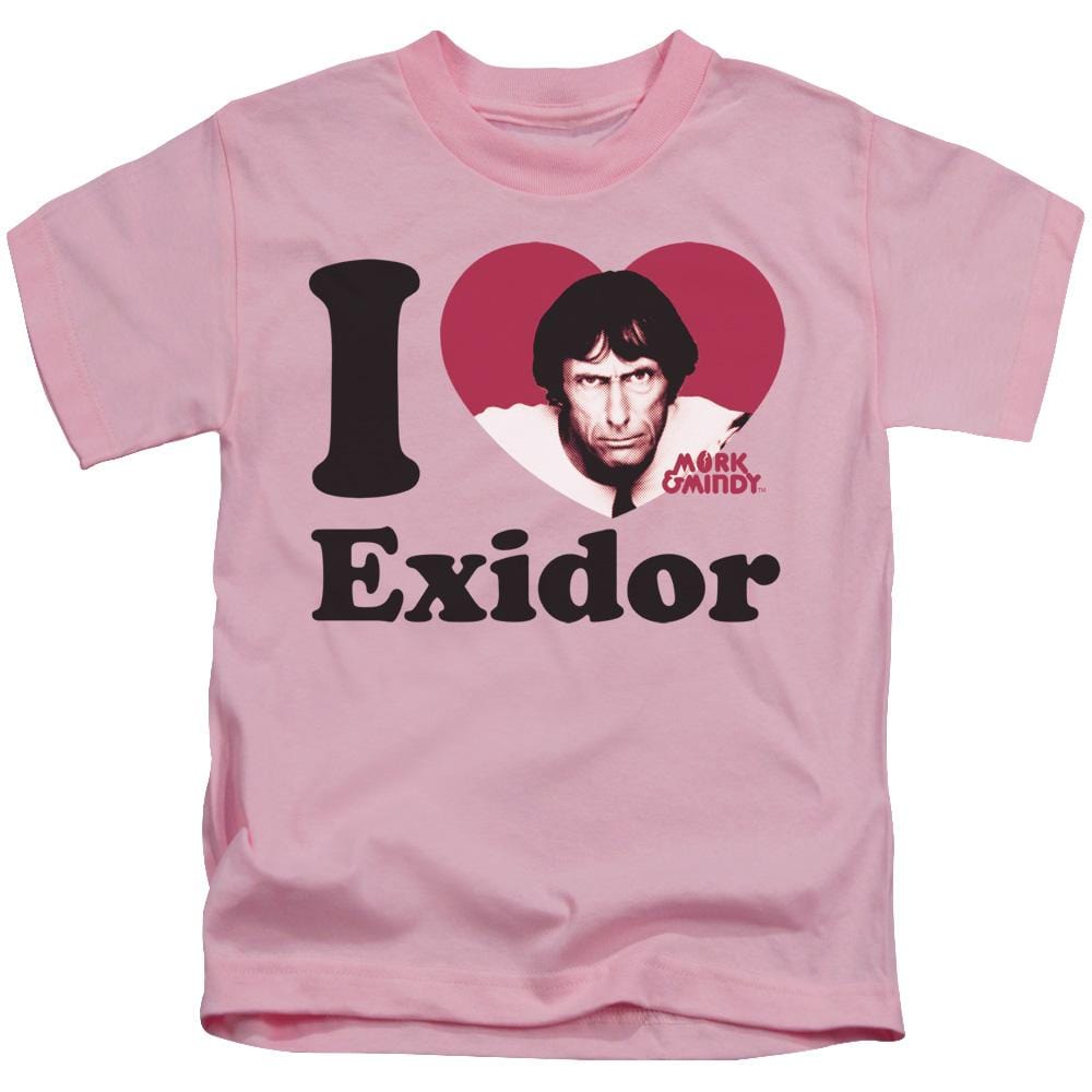 Mork & Mindy I Heart Exidor Kid's T-Shirt (Ages 4-7) Kid's T-Shirt (Ages 4-7) Mork & Mindy Kid's T-Shirt (Ages 4-7) 4 Pink