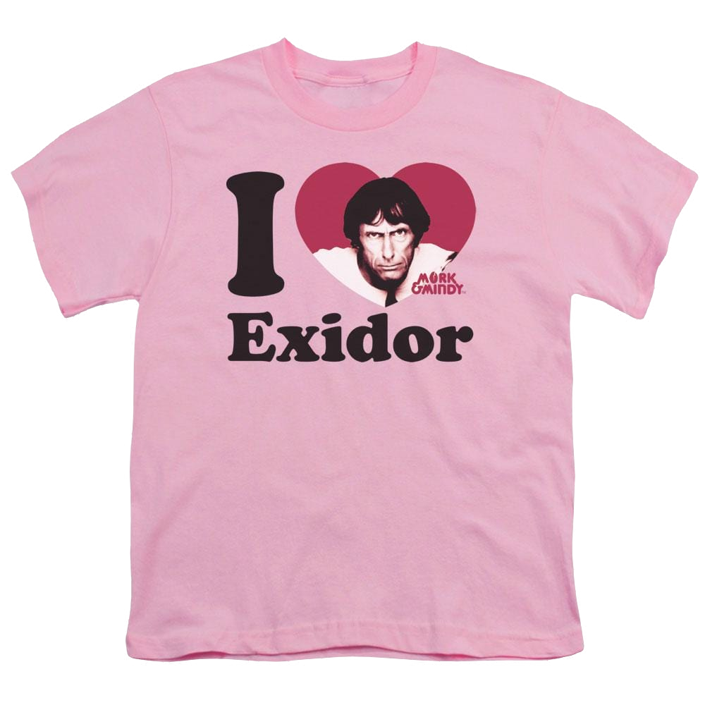 Mork & Mindy I Heart Exidor - Youth T-Shirt Youth T-Shirt (Ages 8-12) Mork & Mindy   