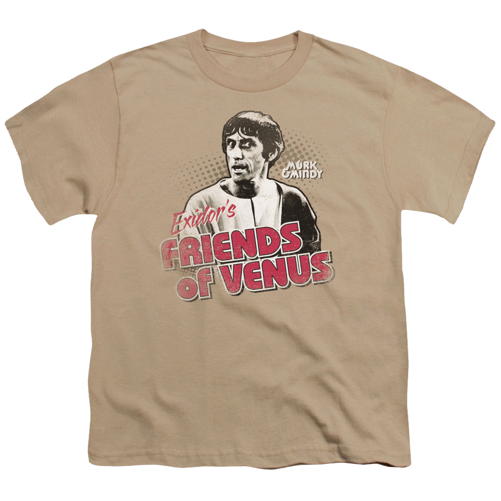 Mork & Mindy Friends Of Venus - Youth T-Shirt Youth T-Shirt (Ages 8-12) Mork & Mindy   