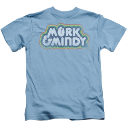 Mork & Mindy Distressed Mork Logo Kid's T-Shirt (Ages 4-7) Kid's T-Shirt (Ages 4-7) Mork & Mindy   