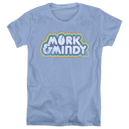 Mork & Mindy Distressed Mork Logo - Women's T-Shirt Women's T-Shirt Mork & Mindy   