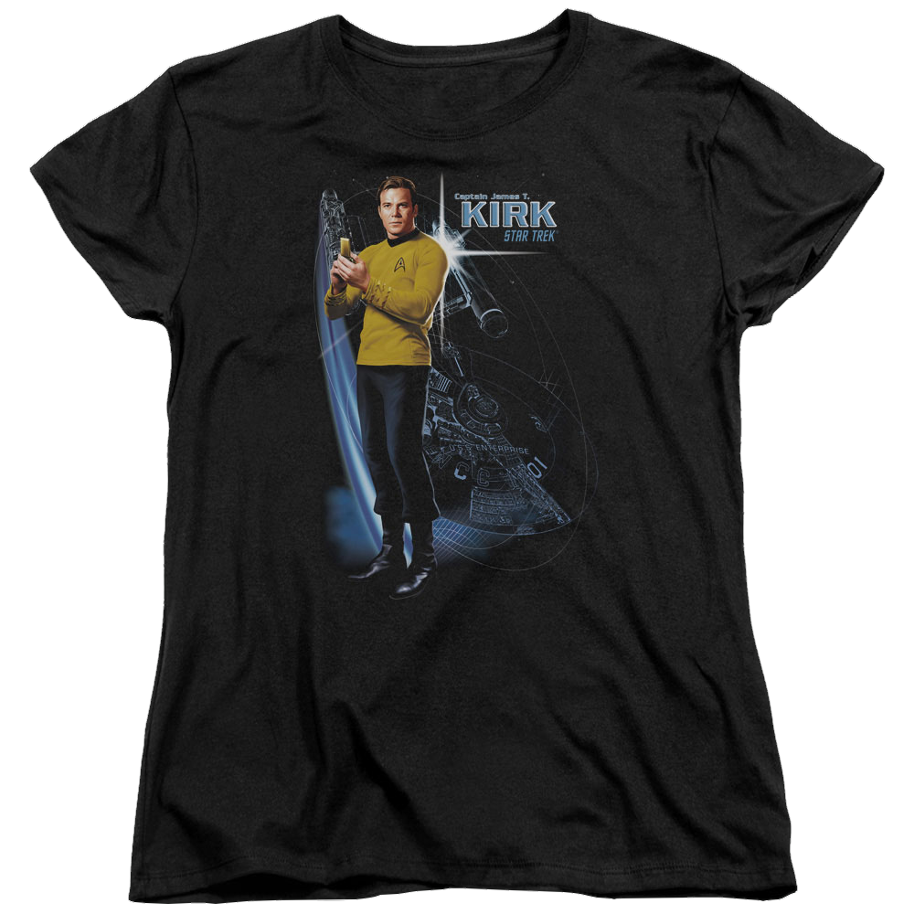 Star Trek Galactic Kirk Women's T-Shirt Women's T-Shirt Star Trek   