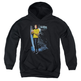 Star Trek The Original Series Galactic Kirk - Youth Hoodie Youth Hoodie (Ages 8-12) Star Trek   