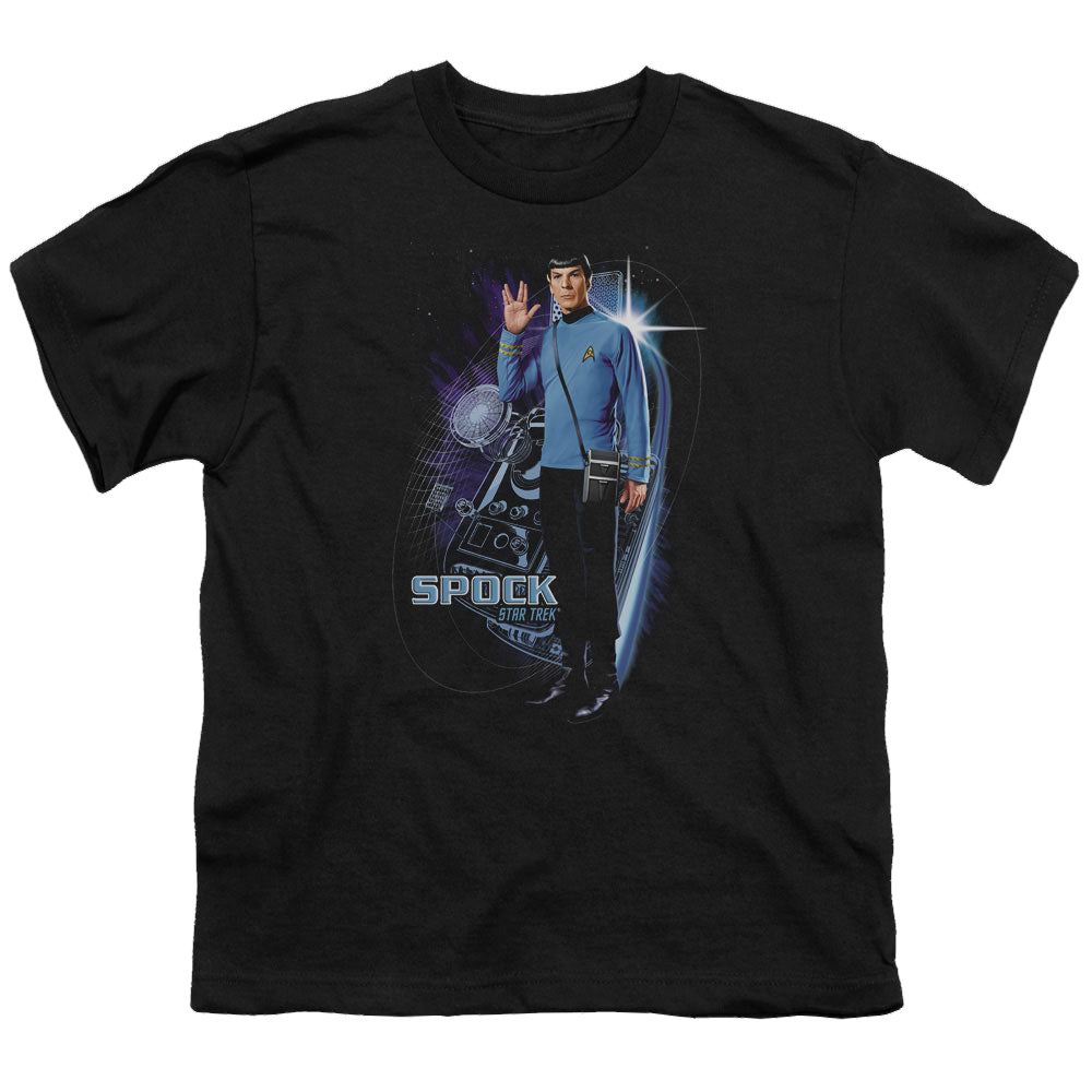 Star Trek The Original Series Galactic Spock - Youth T-Shirt Youth T-Shirt (Ages 8-12) Star Trek   