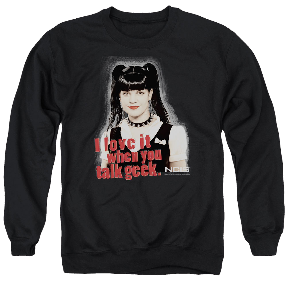 NCIS Geek Talk - Men's Crewneck Sweatshirt Men's Crewneck Sweatshirt NCIS   