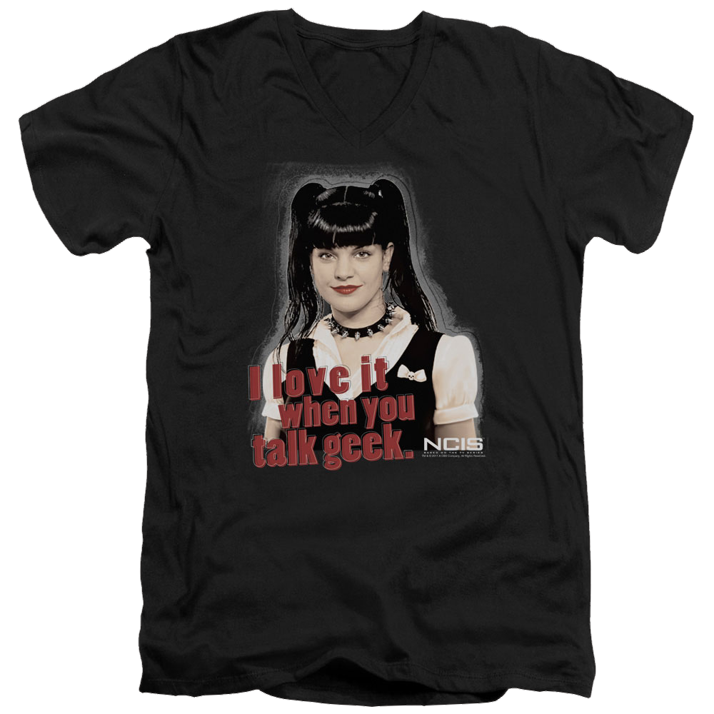 NCIS Geek Talk - Men's V-Neck T-Shirt Men's V-Neck T-Shirt NCIS   