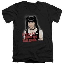 NCIS Geek Talk - Men's V-Neck T-Shirt Men's V-Neck T-Shirt NCIS   