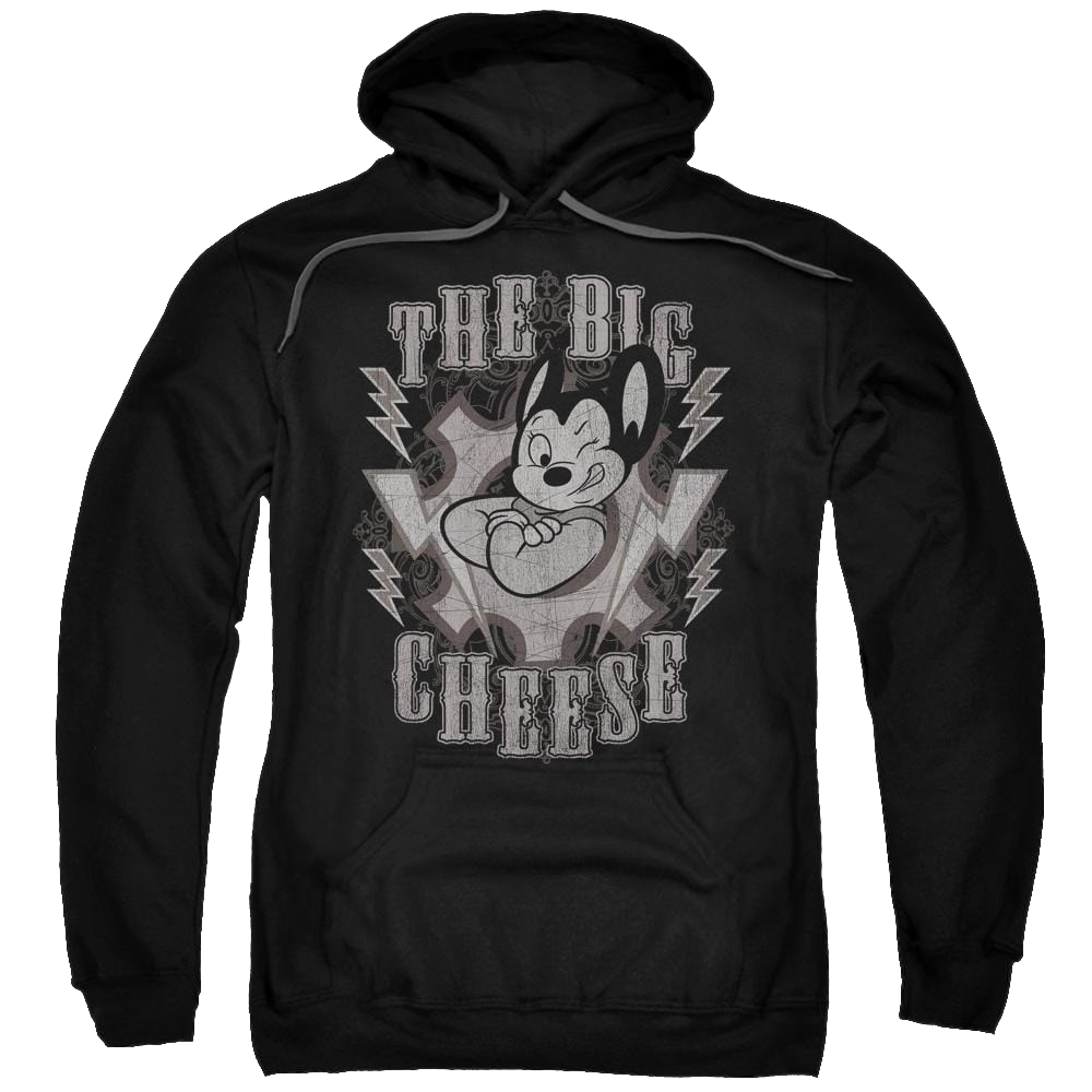 Mighty Mouse The Big Cheese Pullover Hoodie Pullover Hoodie Mighty Mouse   