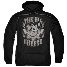 Mighty Mouse The Big Cheese Pullover Hoodie Pullover Hoodie Mighty Mouse   