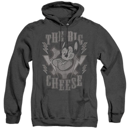 Mighty Mouse The Big Cheese - Heather Pullover Hoodie Heather Pullover Hoodie Mighty Mouse   
