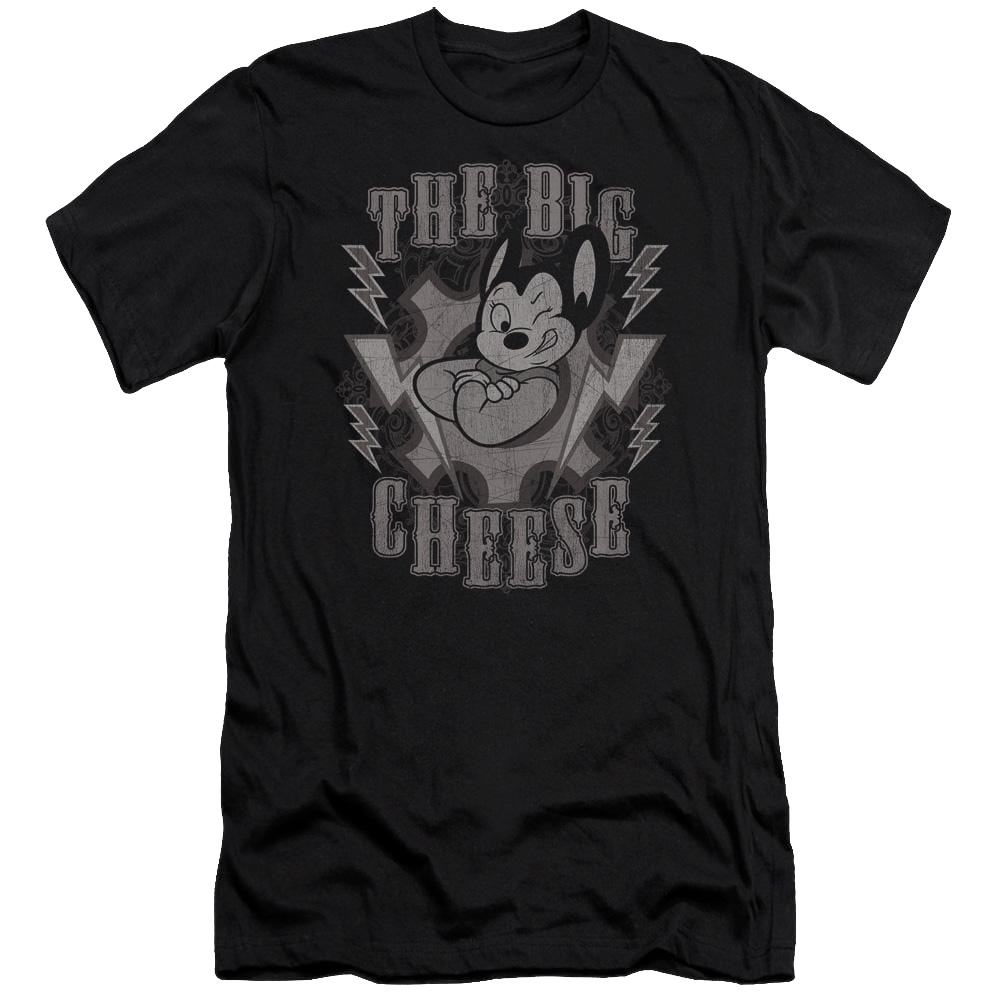 Mighty Mouse The Big Cheese Men's Premium Slim Fit T-Shirt Men's Premium Slim Fit T-Shirt Mighty Mouse   