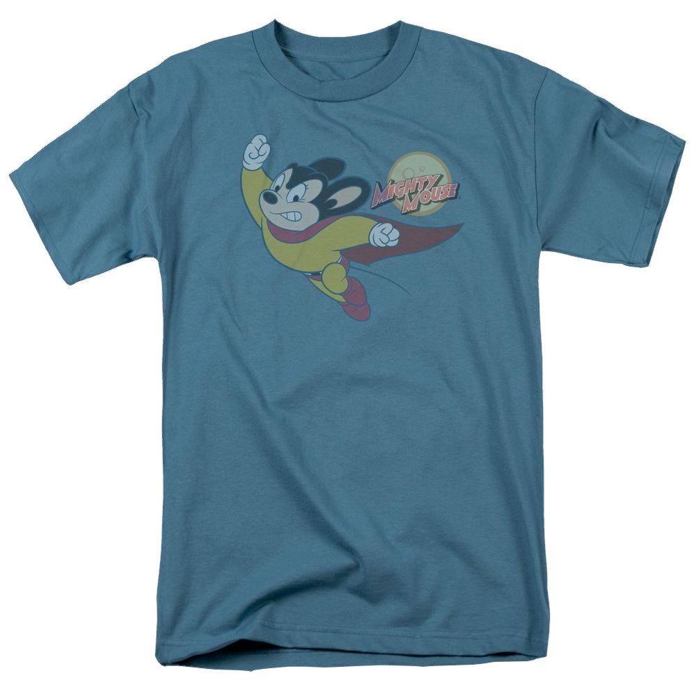 Mighty Mouse To The Sky Men's Regular Fit T-Shirt Men's Regular Fit T-Shirt Mighty Mouse   