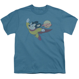 Mighty Mouse To The Sky Youth T-Shirt (Ages 8-12) Youth T-Shirt (Ages 8-12) Mighty Mouse   